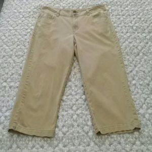 Khaki Capris